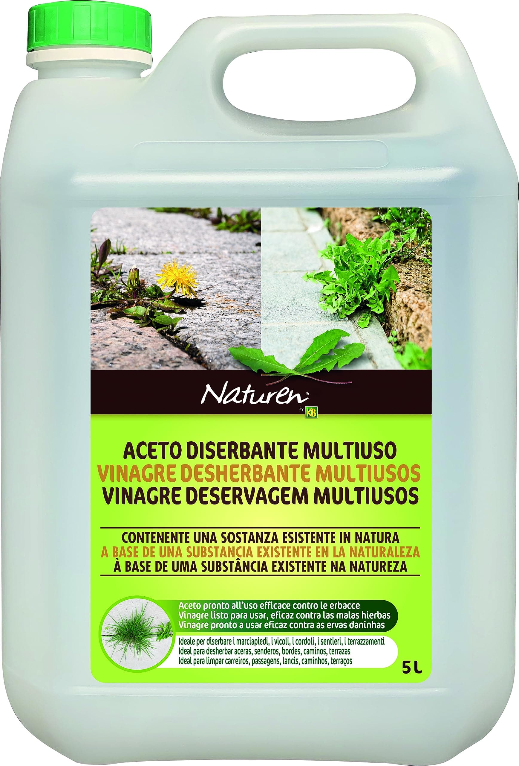 Diserbante Naturale All'acido Acetico Concentrato Naturen Kb Tanica 5 Litri - 3