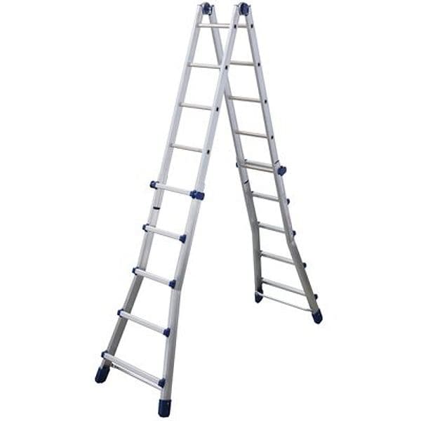 Scala Telescopica Briko Blu Facal Alluminio H. 512 Pioli 5 con 5 148 cm - 2