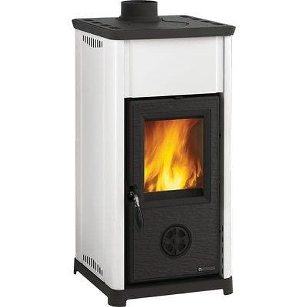 Stufa Legna Tea La Nordica Bianco 414 x 419 mm 6,6 kW H 832 mm - 2