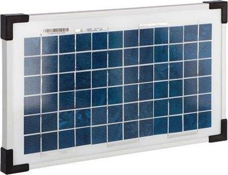 Pannello Solare Duo Power X1000 Kerbl Watt 15 con Staffa di Montaggio 12 V - 2