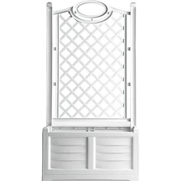Fioriera con Grigliato Separe Bama Pp Bianco H 80 x 42,5 cm 150 cm - 2