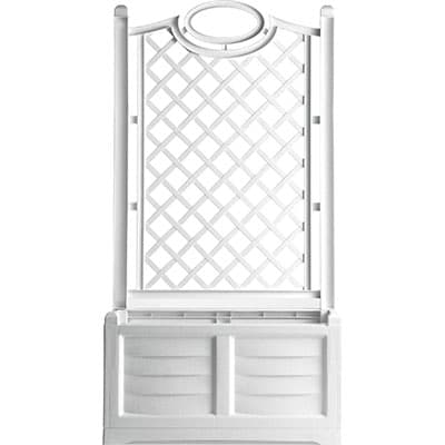 Fioriera con Grigliato Separe Bama Pp Bianco H 80 x 42,5 cm 150 cm - 2