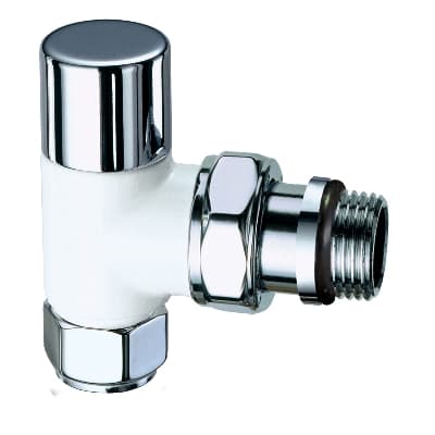 Detentore a Squadra Completo di Calotta Bianco Cromo Far 321 a 0137 a 04 - 3
