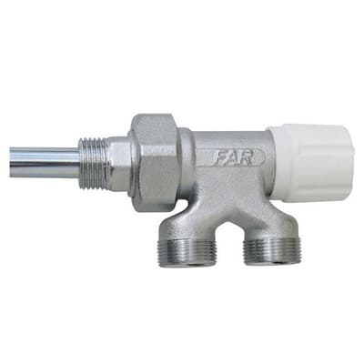Valvola Monotubo con Bocchettone (Far) Diam ½ x 12 - 3