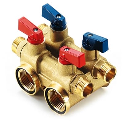 Collettore con Chiave da ¾ Tiemm 16 x ½ per Ogiva Teflon 2 Vie - 2