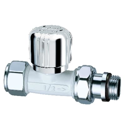 Valvola Termostatizzabile Diritta Bianco Cromata Far 321 a 0195 a 03 - 3