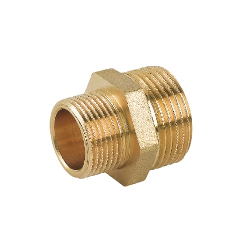 Nipple Doppio Ridotto Mm in Ottone Giallo Caval 1 x 11 x 4 - 3