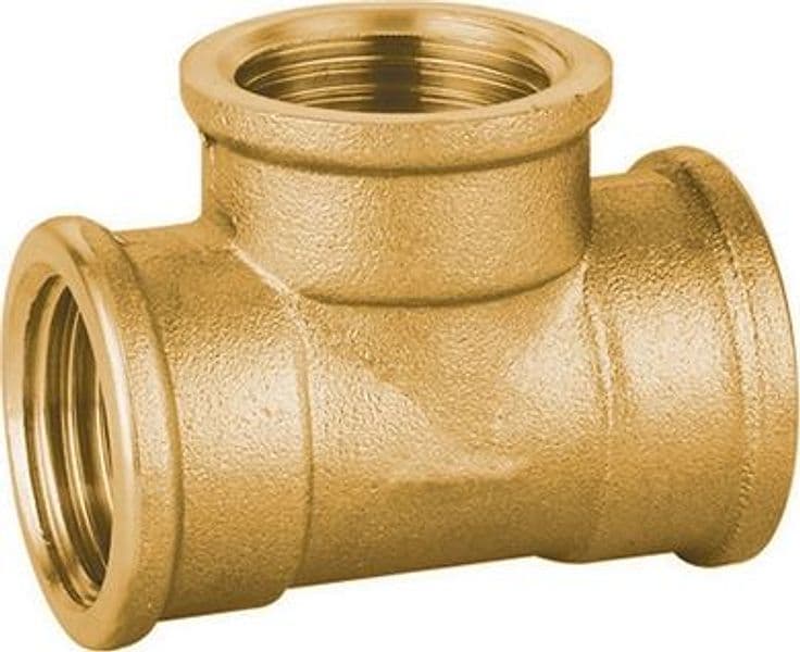 Tee FF in Ottone Giallo Pesante Ibp 319 BP8130 a 03 - 3