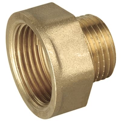 Prolunga Ridotta in Ottone Giallo MF Tiemm MF ¾ x 1 - 3