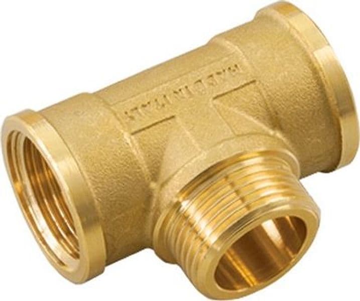 Tee Fmf in Ottone Giallo Tiemm 1/2 x 1/2 x 1/2 - 3