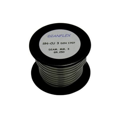 Lega Saldante Stagno Rame in Rotolo L Sn Cu 3 Dh Din 1707 Gr 250 - 3