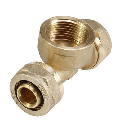 Tee F Filetto F a Compressione per Multistrato Ibp 20 x ¾ x 20 - 3