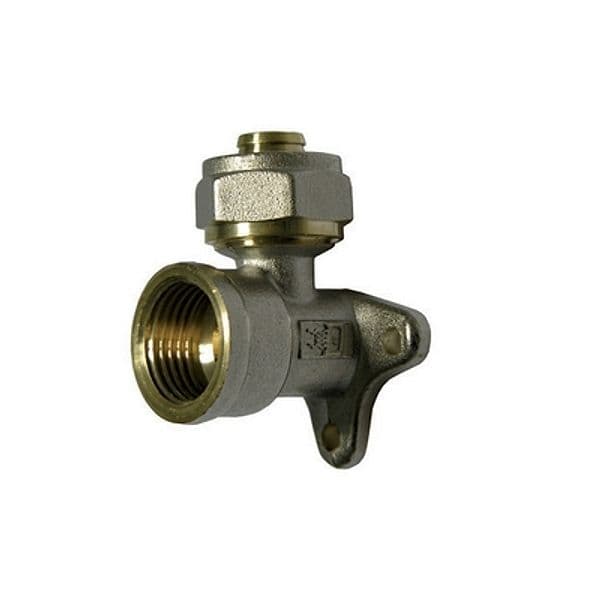 Raccordo Curvo Femmina con Flangia a 3 Fori Dfx Faidf Diam 3/4 x 20 Conf - 3