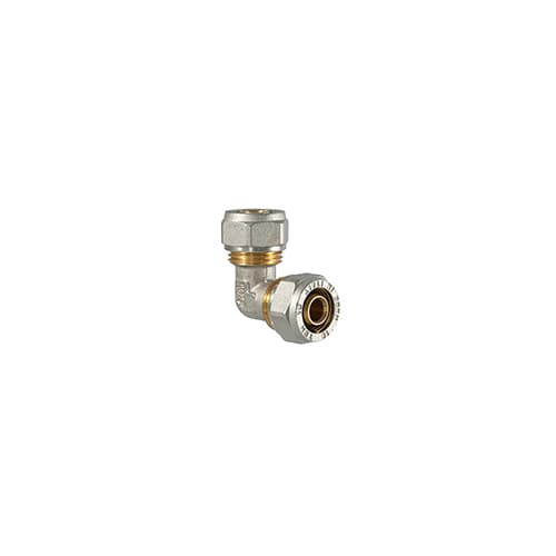 Raccordo Curvo Doppio a Compressione per Multistrato Tdmb 20 x 20 - 2