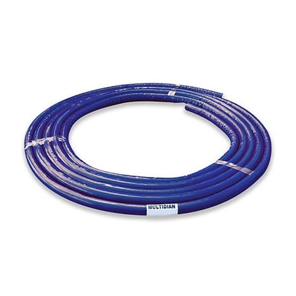 Tubo Multi Dian Sistema Multistrato Coibentato Blu Rotolo 10 m 20 x 2 Dh - 3