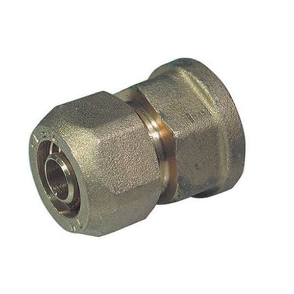 Raccordo Diritto Femmina per Tubo Cobra PEX Tiemm 1/2 x 16 x 2,2 - 3
