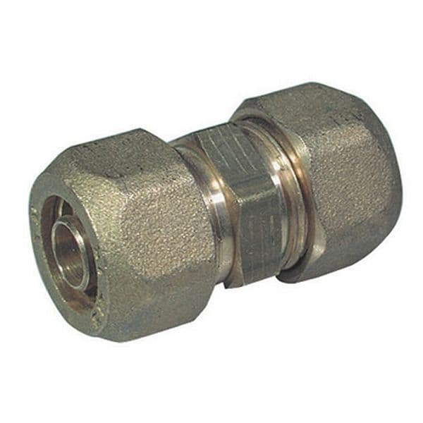 Raccordo Diritto Doppio per Tubo Cobra PEX Tiemm 18 - 2