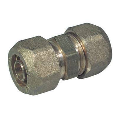 Raccordo Diritto Doppio per Tubo Cobra PEX Tiemm 18 - 2