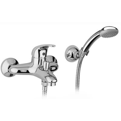 Rubinetto Miscelatore Monoc Vasca con Supporto Snodo Nettuno Paffo Cromo - 3