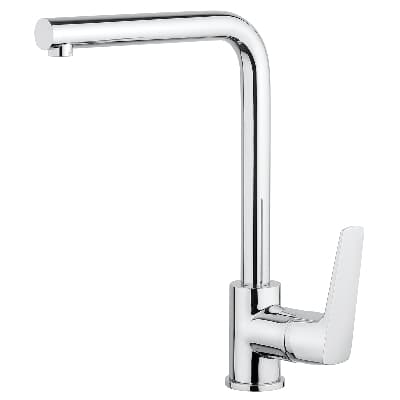 Rubinetto Miscelatore Monocomando Lavello Linea Spartaco Mamol Cromo - 2