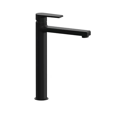 Rubinetto Miscelatore Monocomando Lavabo Alto Linea Artic Maria Nero Opaco - 3