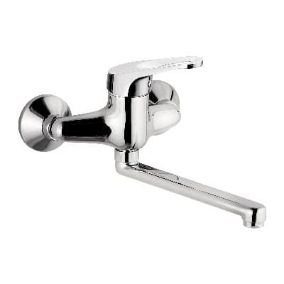 Rubinetto Miscelatore Monocomando Lavello a Muro Linea Epic 3 Maria Cromo - 2