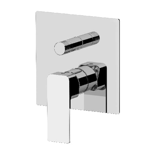 Rubinetto Miscelatore Incasso Doccia con Deviatore a Vitone 272 B046 Cr - 3