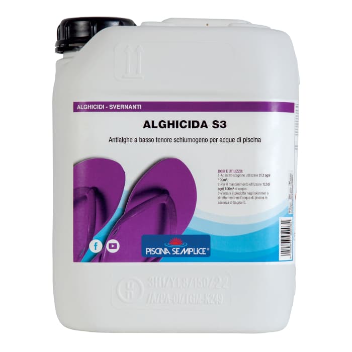 Alghicida di Base S3 per Piscine 10 Kg - 3
