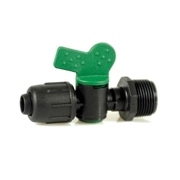 Valvola Filetto Maschio Giunto PN4 Irrit Ø 16 x 3/4 50 Pezzi - 3
