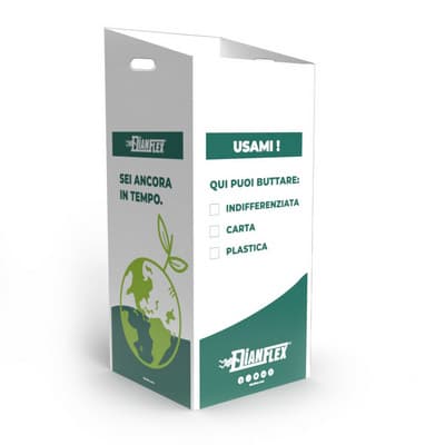 Ecobox Raccolta Differenziata in Cartone Automontante con Maniglie 38 x 38 - 3