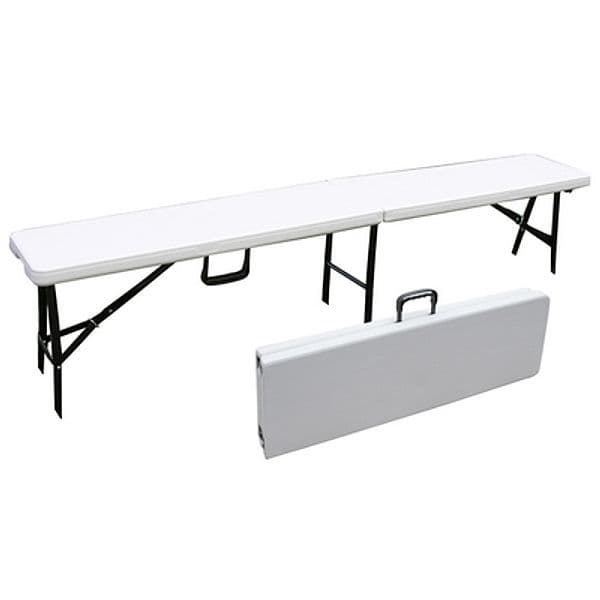 Panca Pieghevole in Plastica Dh 180 cm x 28 x 44 - 3