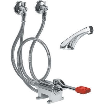 Kit Rubinetto Miscelatore Monopedale Esterno a Pavimento Idral - 3