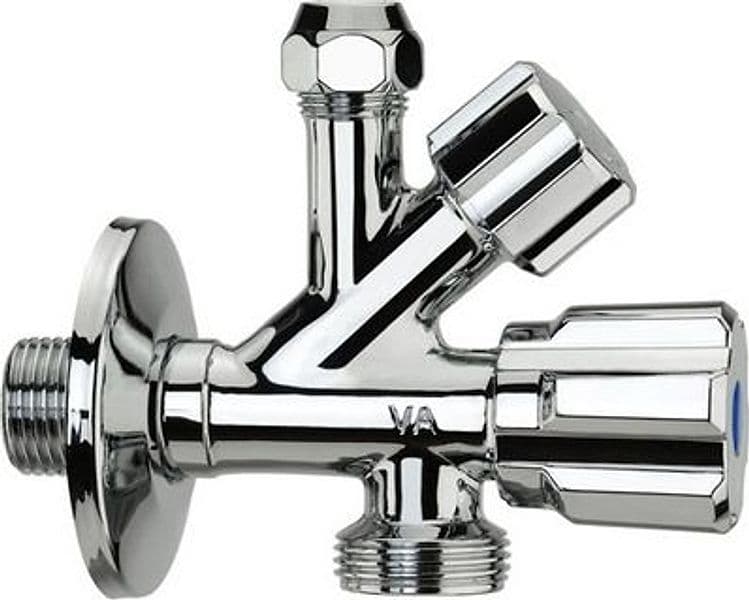 Rubinetto Combinato Sottolavabo Alber Lavatrice 1/2 x 3/4 - 3