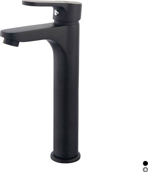 Rubinetto Miscelatore Monocomando Lavabo Alto Dh Nero Opaco 234 P113 Ne – Dianhydro