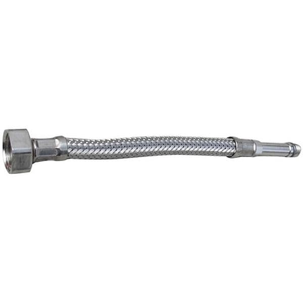 Flessibile INOX Prolungato per Rubinetterie Monoforo Dh F 3/8 Cm 40 Ø 10 - 3