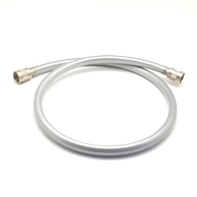 Flessibile Doccia Argento Metallizzato Fc ½ x Fc ½ Dh 80 cm - 3