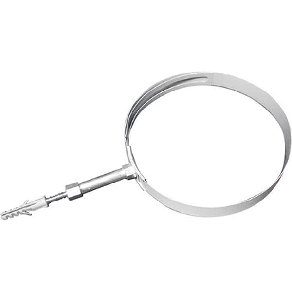 Collare a Regolazione Variabile per Tubi Fumo Verni Bianco Dh Ø 140 a 200 - 3