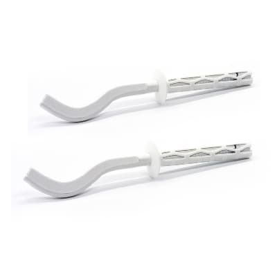 2 Pezzi Mensole Filettate Piatte Schiacciate per Radiatori Dh 9 x 220 mm - 3