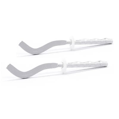 2 Pezzi Mensole Filettate Piatte Schiacciate per Radiatori Dh 7 x 190 mm - 3
