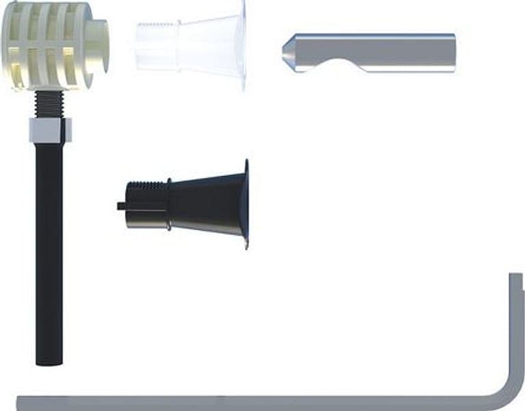 Fissaggio Nascosto per WC Bidet Sospesi con Accesso da Sotto Fisch - 3