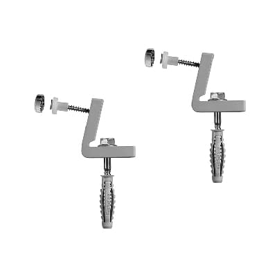 2 Pezzi Elem di Fissaggio Fischer in Nylon per WC e Bidet Lat WB5 - 2