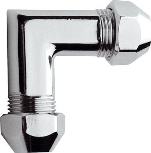 Raccordo Curvo con Guarnizione e Dadi Conici 10 x 10 mm Remer - 3
