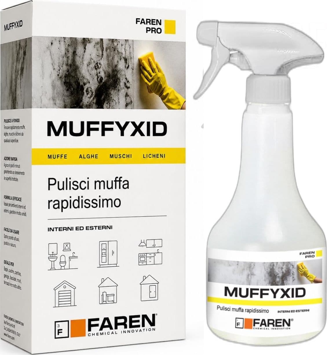 Elimina Muffa Muffyxid 500 Ml Faren - 3