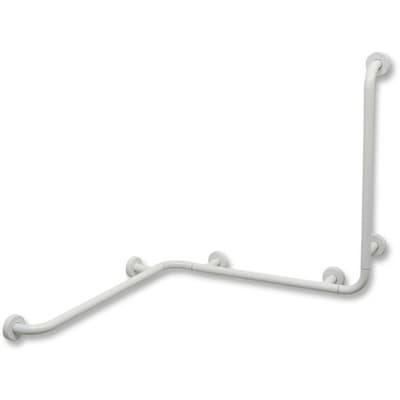 Corrimano ad Angolo con Montante a Destra Dh CM.65 x 65 x 75 Dx - 2