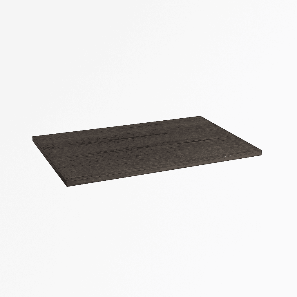 Top in Legno per Base Mod Unika Dh 70 cm x 46 x 1,8 Olmo Scuro - 3