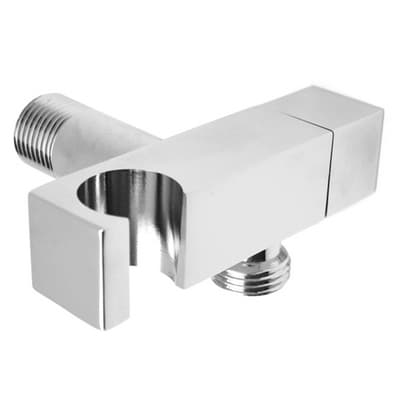Supporto Doccia Design Ottone Cromo con Arresto 1 2 m Cromo Remer - 3