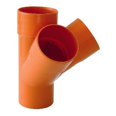 Derivazione a Scagno Arancio Ø 100 Esclu - 3