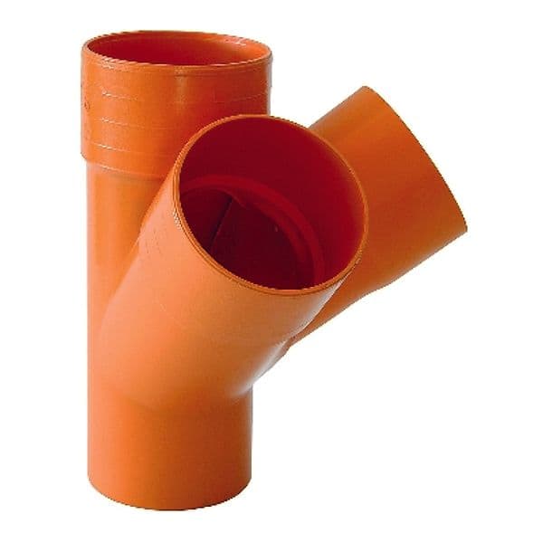 Derivazione a Scagno Arancio Ø 125 Esclu - 3