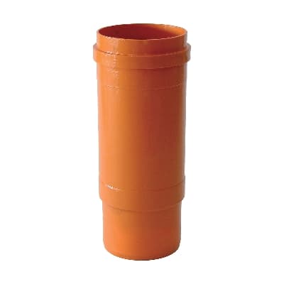 Giunto di Dilatazione in PVC Arancio con Guarnizione al Labbro Ø 200 Esclu - 3