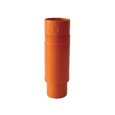 Giunto di Riparazione 2 Pezzi PVC Arancio Ø 140 Esclu - 3